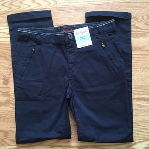 NWT Cat & Jack boys navy dress pants size 14